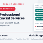 PEO for professional and financial services — competitive benefits, retention, and light-touch multi-state compliance.